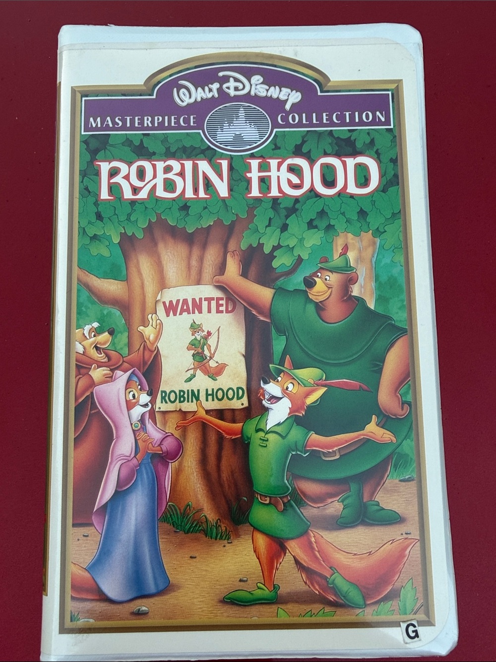 Disney Robin Good VHS collectible movie, EUC in original case